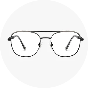 Stylish aviator glasses