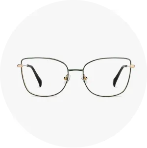 Premium metal cat eye eyeglasses frame