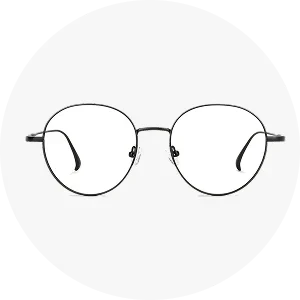 Classic round metal eyeglasses